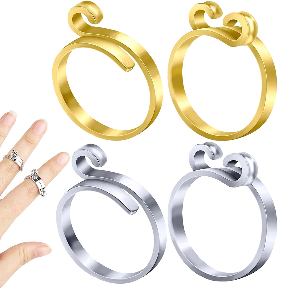 Sewing Thimble Metal - Anillos de bucle de ganchillo para