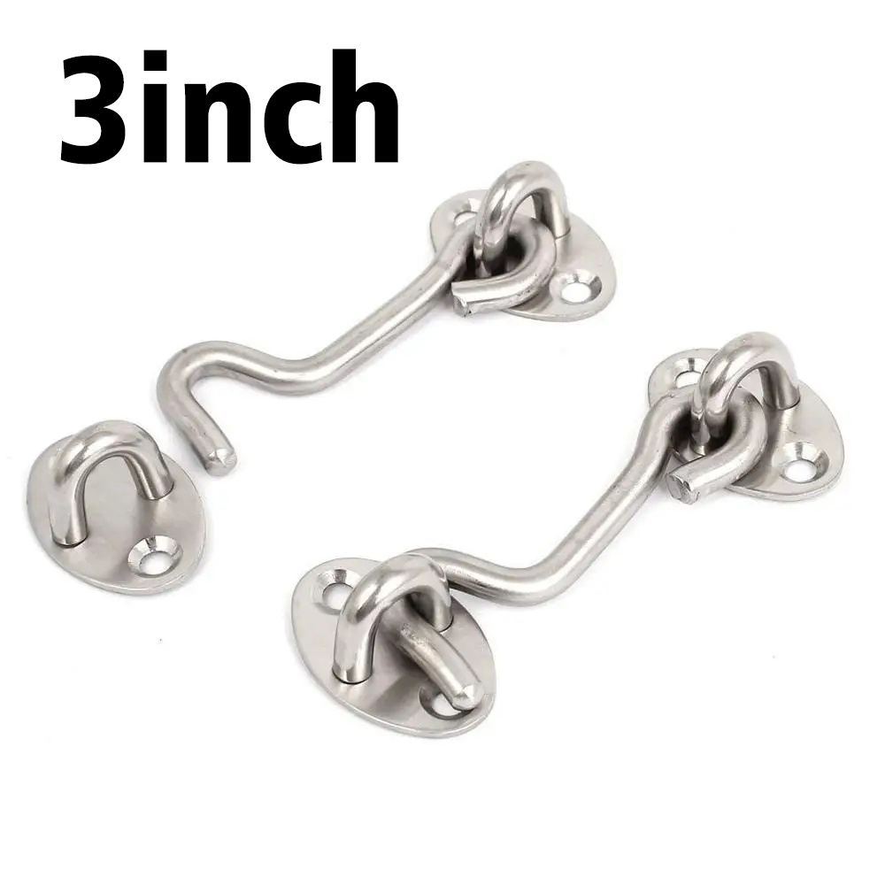 Hook Eye Fastener - 2 Ganchos de ventana estilo antiguo,