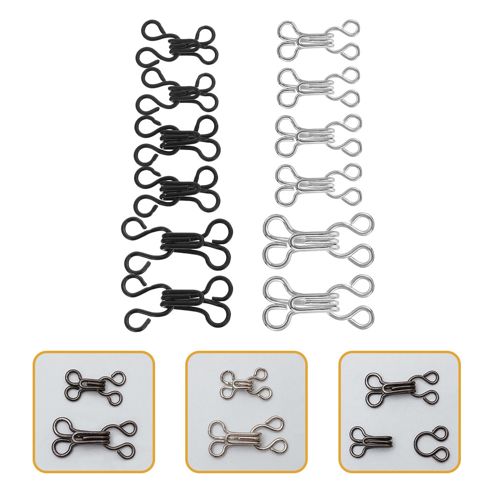 Hook Eye Fastener - 120 Ganchos de Latón Fuertes para