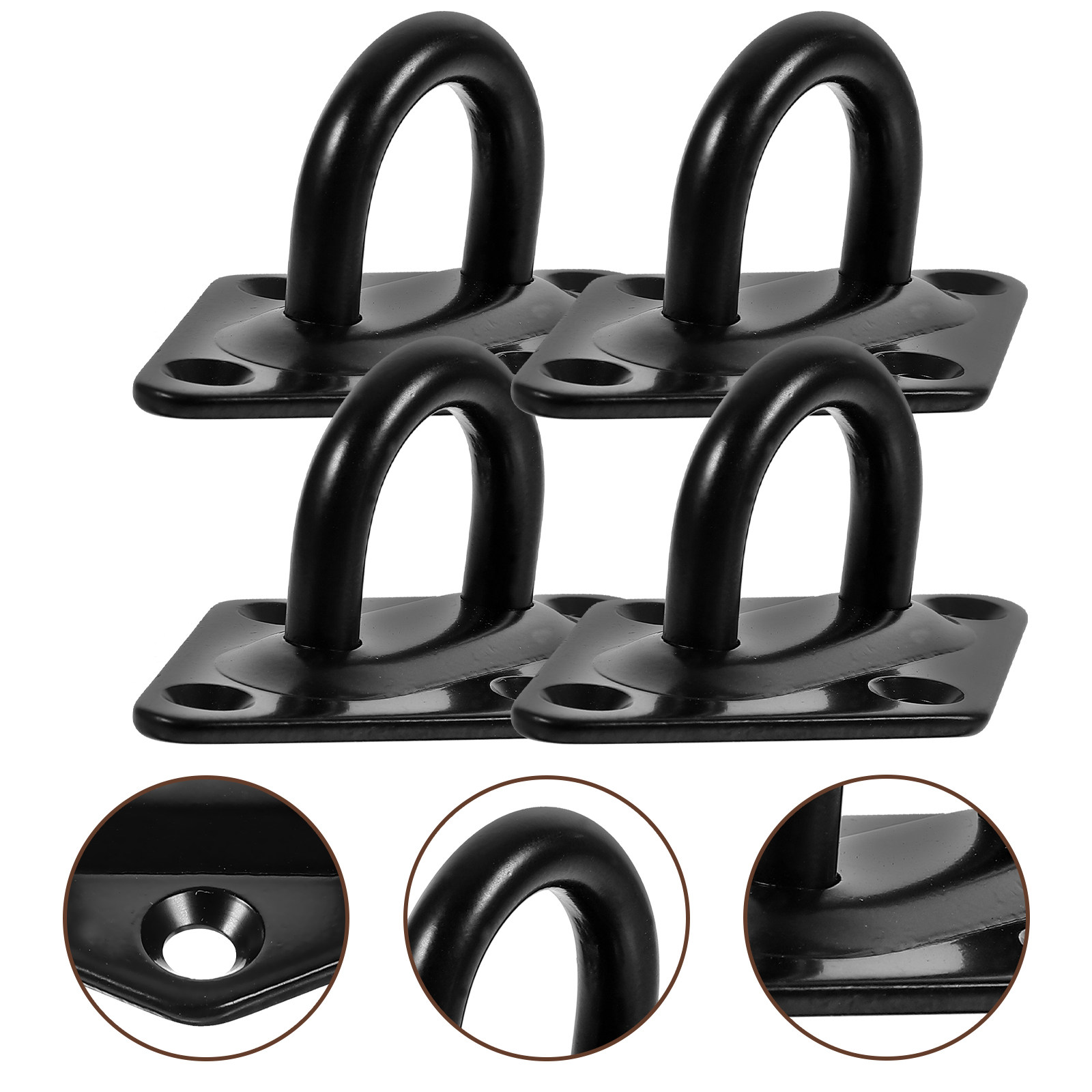 Hook Eye Fastener - Placa de Fijación de Acero Inoxidable