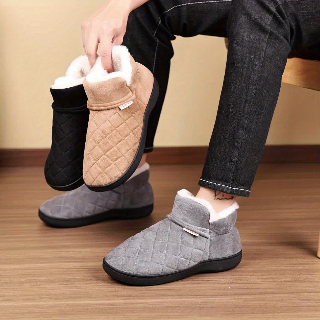 Sewing Fleece - Pantuflas Unisex de Invierno de Algodón