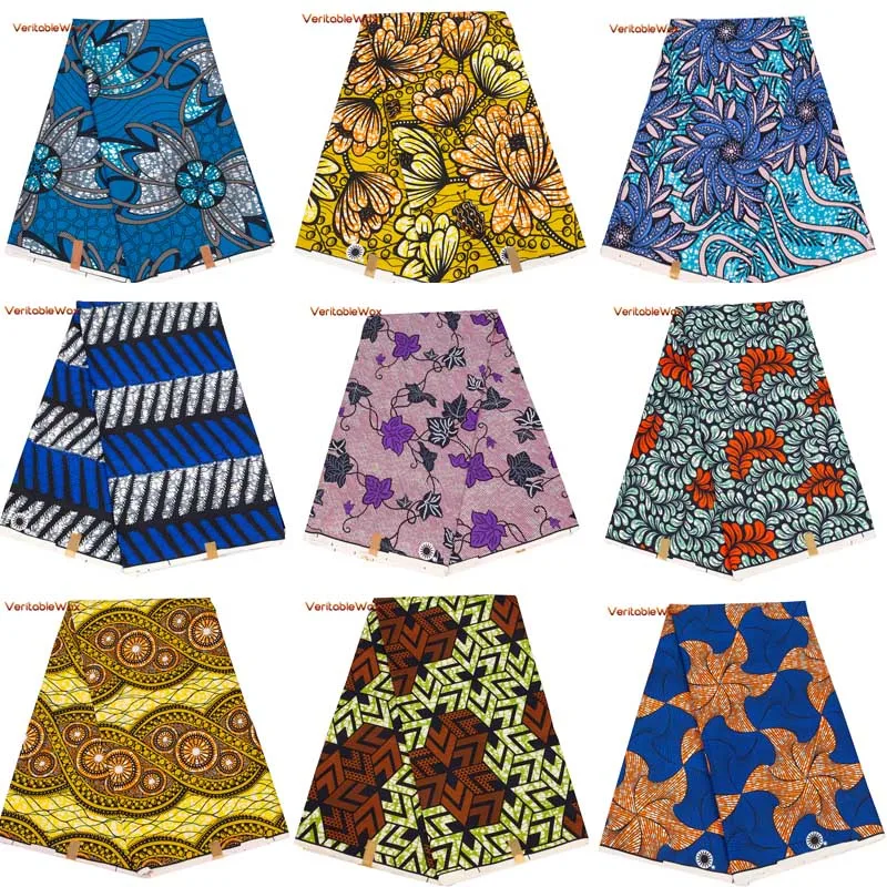 Sewing Batik Fabric - Tela africana de retales con estampado