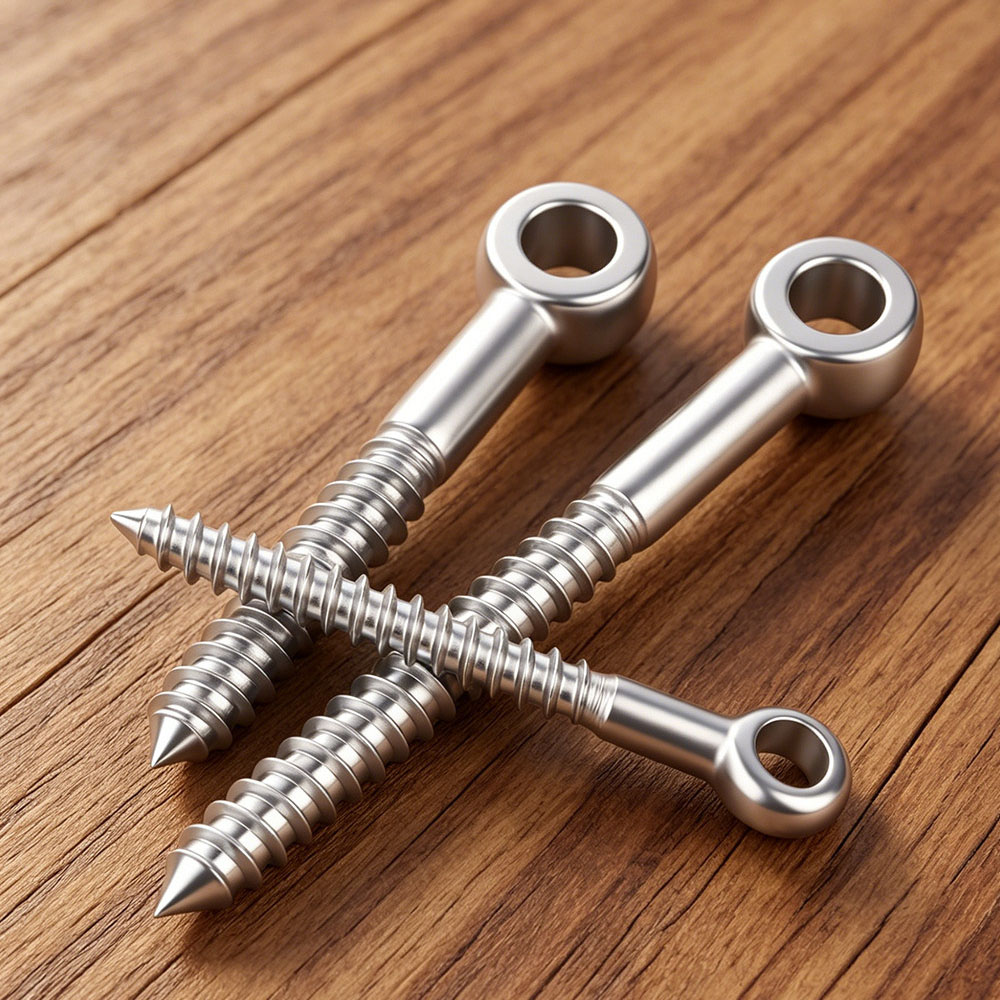 Hook Eye Fastener - Tornillos de ojo de acero inoxidable