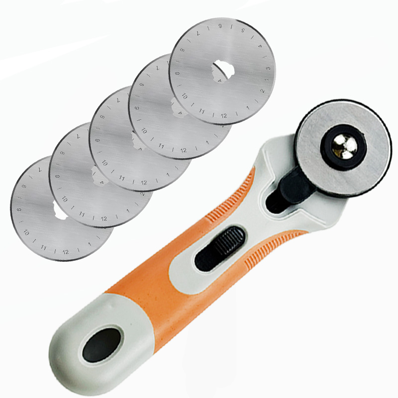 Rotary Cutter Fabric - Cortador giratorio de 45 mm, cuchillo