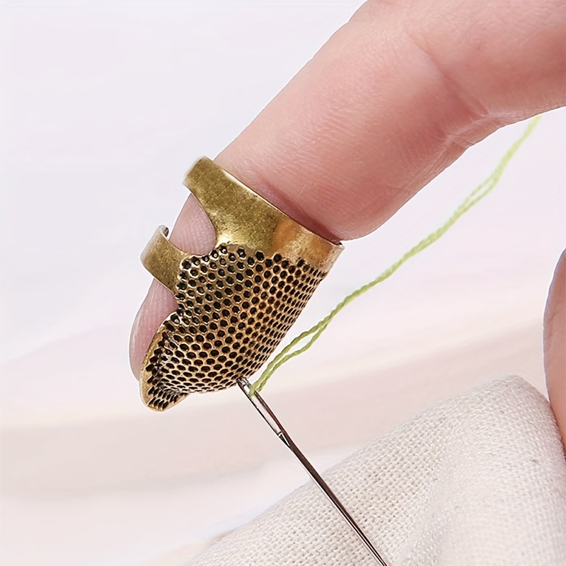 Sewing Thimble Metal - Protector de Dedos para Coser, 4