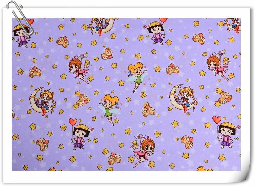 Sailor Moon Stars dibujos anim - Textile And Sewing Materials reseña y precio
