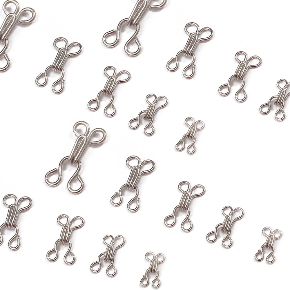 48 Uds hebilla de Metal botón  - Hook Eye Fastener reseña y precio