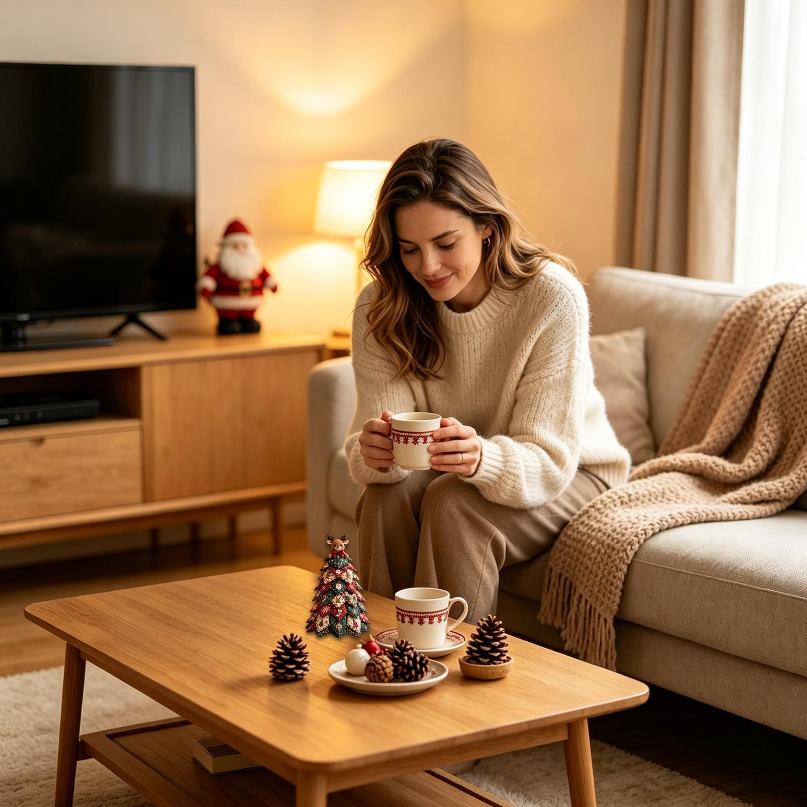 Kit de árbol de Navidad acolch - Sewing Art reseña y precio