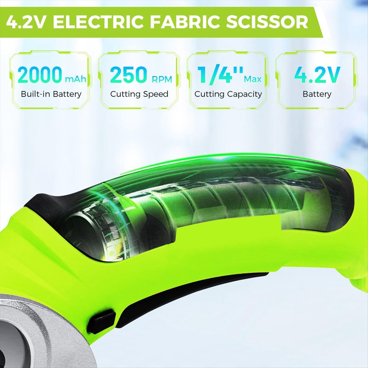 Tijeras Eléctricas Inalámbrica - Rotary Cutter Fabric reseña y precio