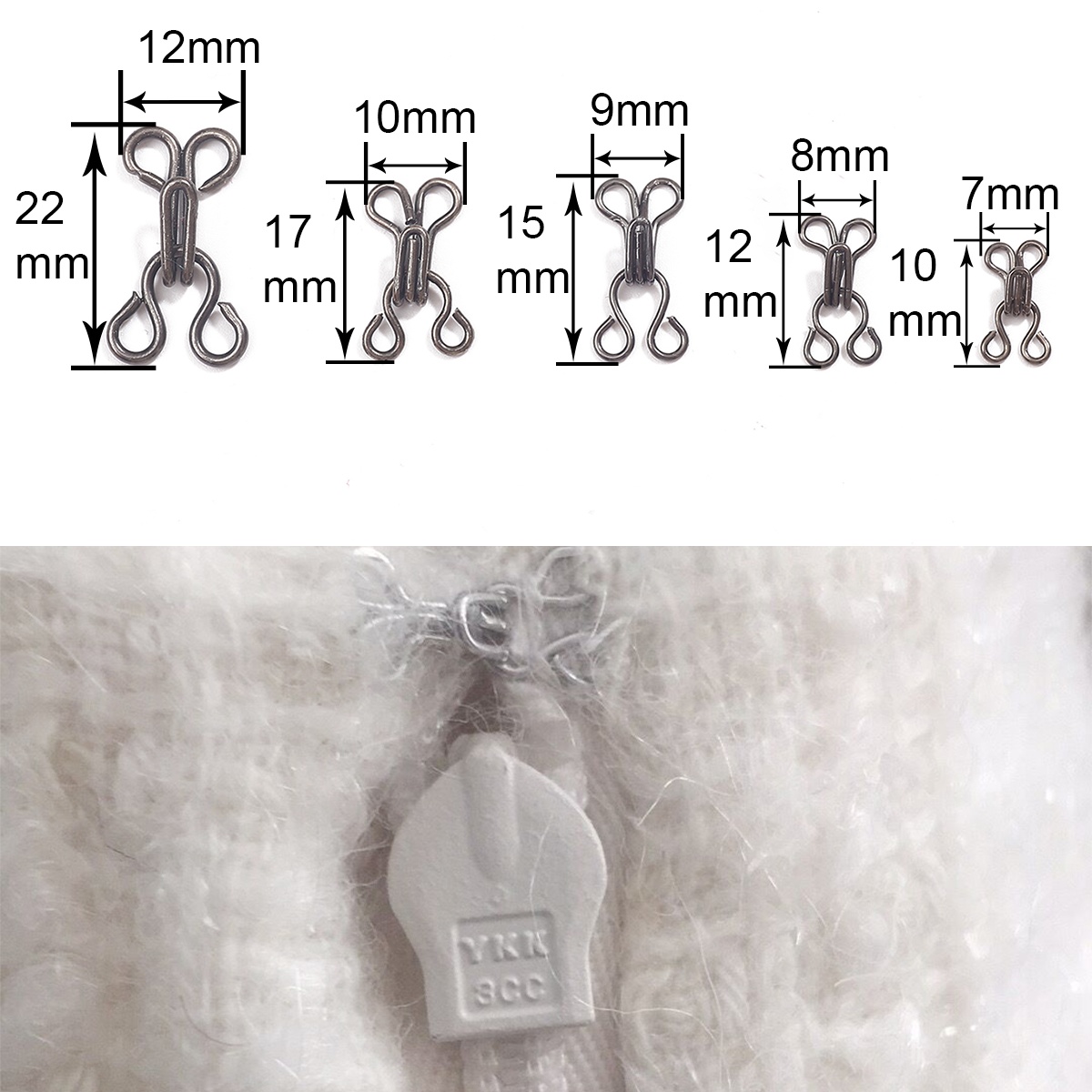 24 Piezas de Cierres de Gancho - Hook Eye Fastener reseña y precio