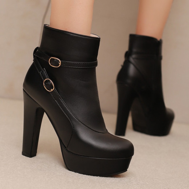 Botas de plataforma a la moda  - Sewing Fleece reseña y precio