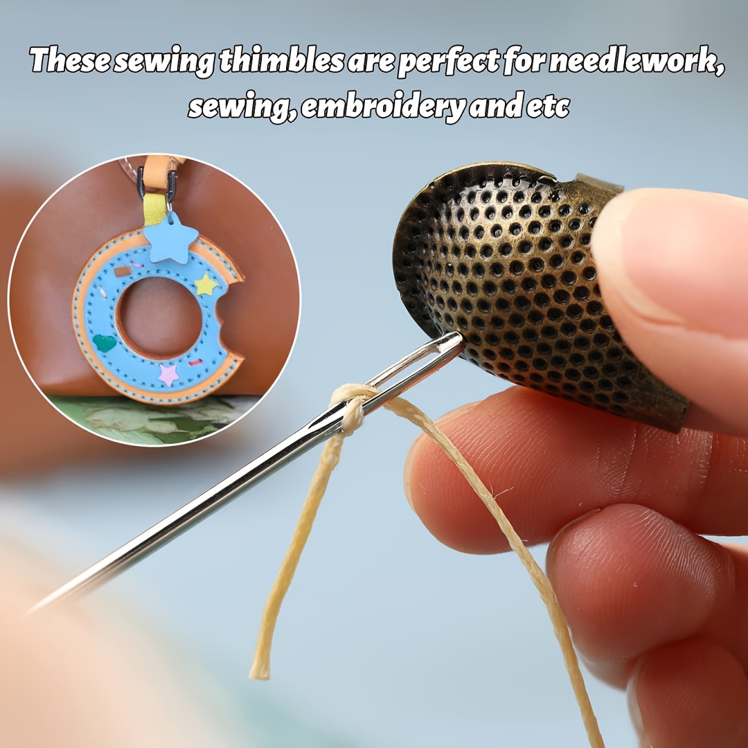 Protector de Dedos para Coser, - Sewing Thimble Metal reseña y precio