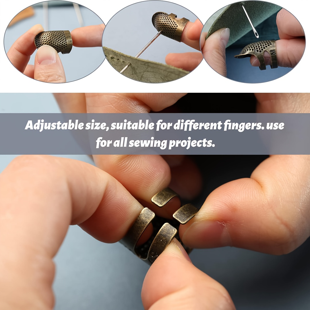 Protector de Dedos para Coser, - Sewing Thimble Metal reseña y precio