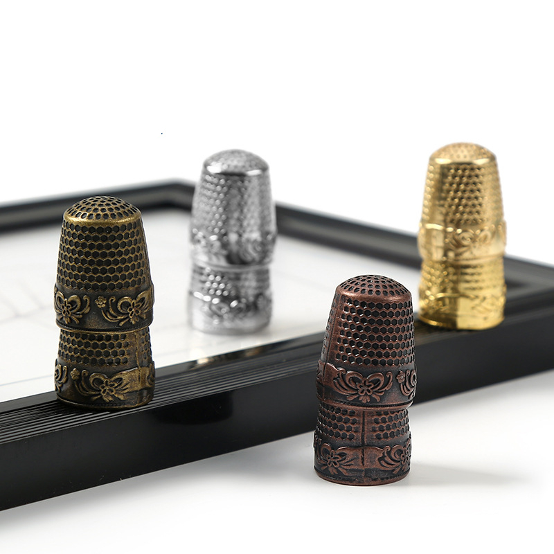 Protector de dedo Retro, anill - Sewing Thimble Metal reseña y precio