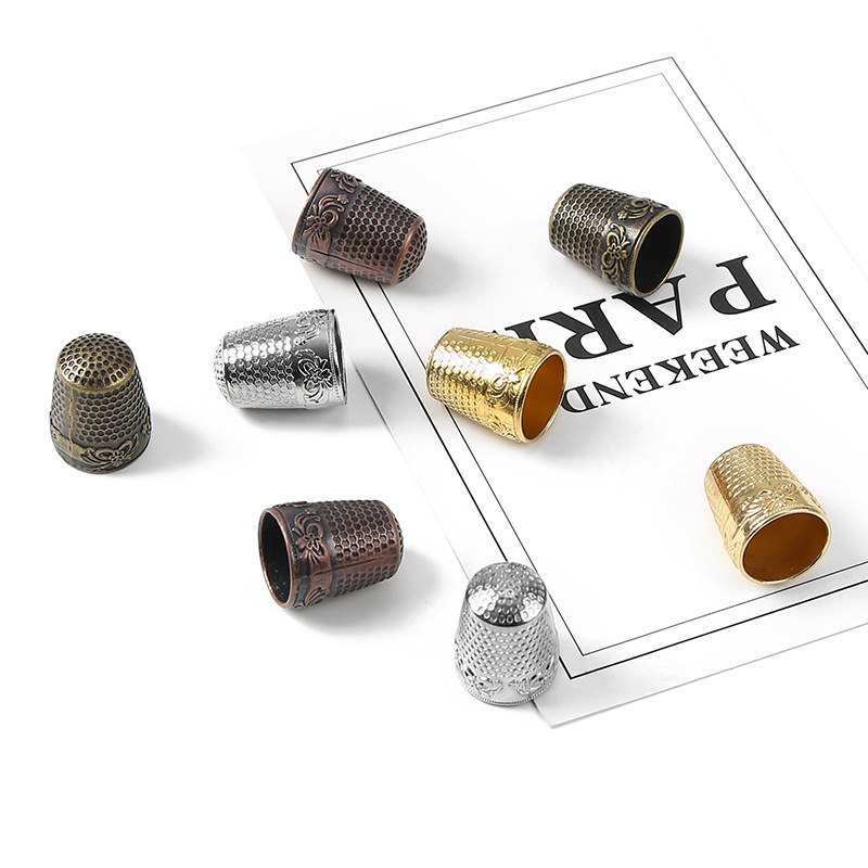 Protector de dedo Retro, anill - Sewing Thimble Metal reseña y precio