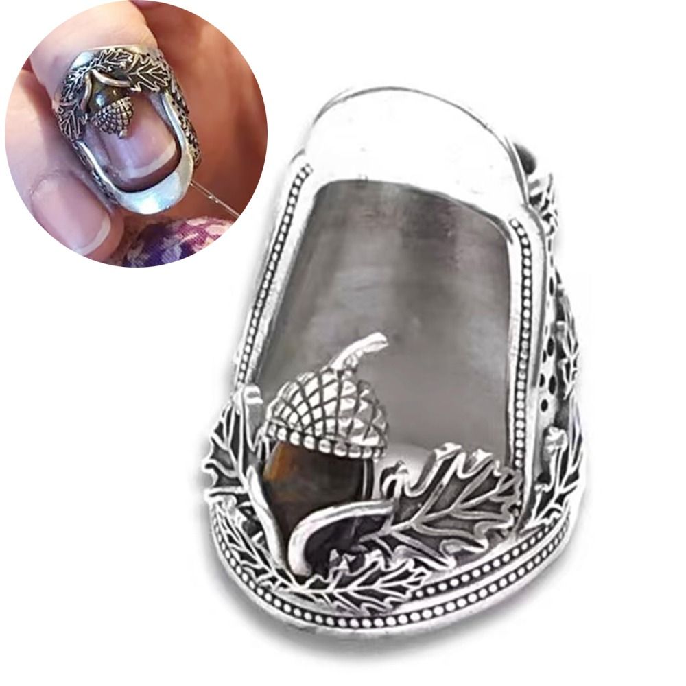 Dedal de metal abierto con for - Sewing Thimble Metal reseña y precio