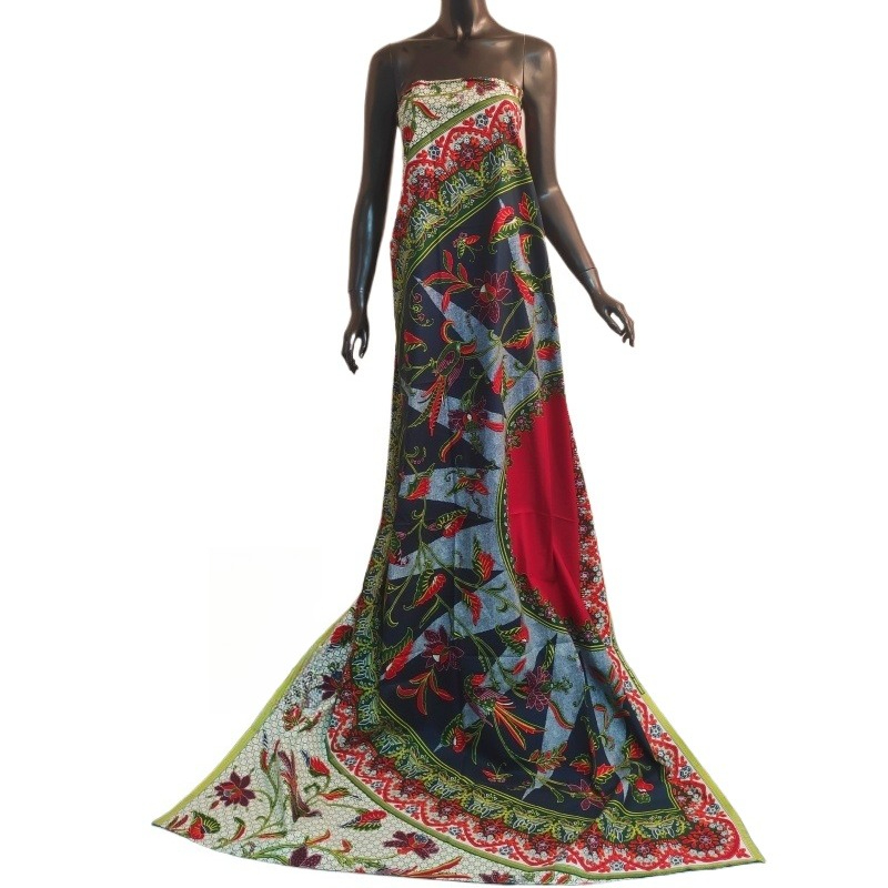 Tela encerada africana Java de - Sewing Batik Fabric reseña y precio
