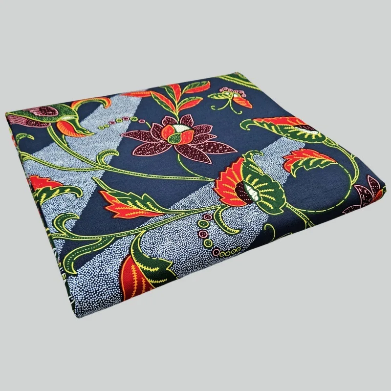 Tela encerada africana Java de - Sewing Batik Fabric reseña y precio