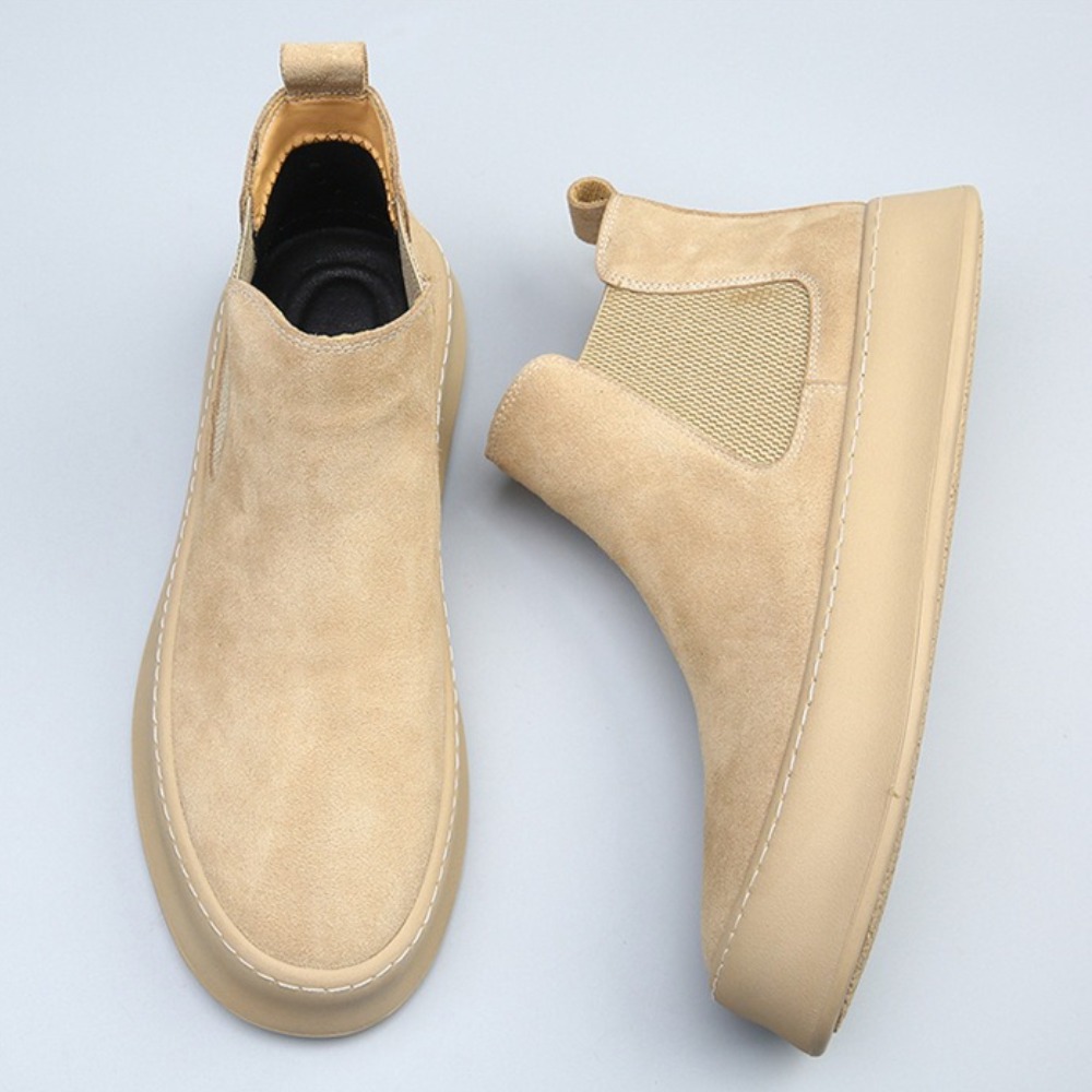 Botas Chelsea de cuero para ho - Sewing Fleece reseña y precio