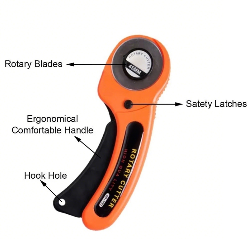 Cuchillo de rueda de rodillo d - Rotary Cutter Fabric reseña y precio