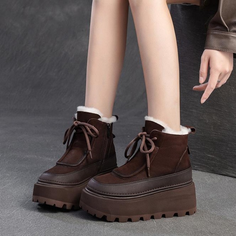 Botas de nieve Retro de invier - Sewing Fleece reseña y precio