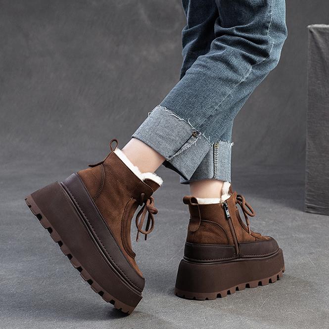Botas de nieve Retro de invier - Sewing Fleece reseña y precio