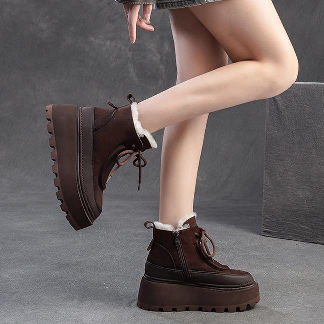 Botas de nieve Retro de invier - Sewing Fleece reseña y precio