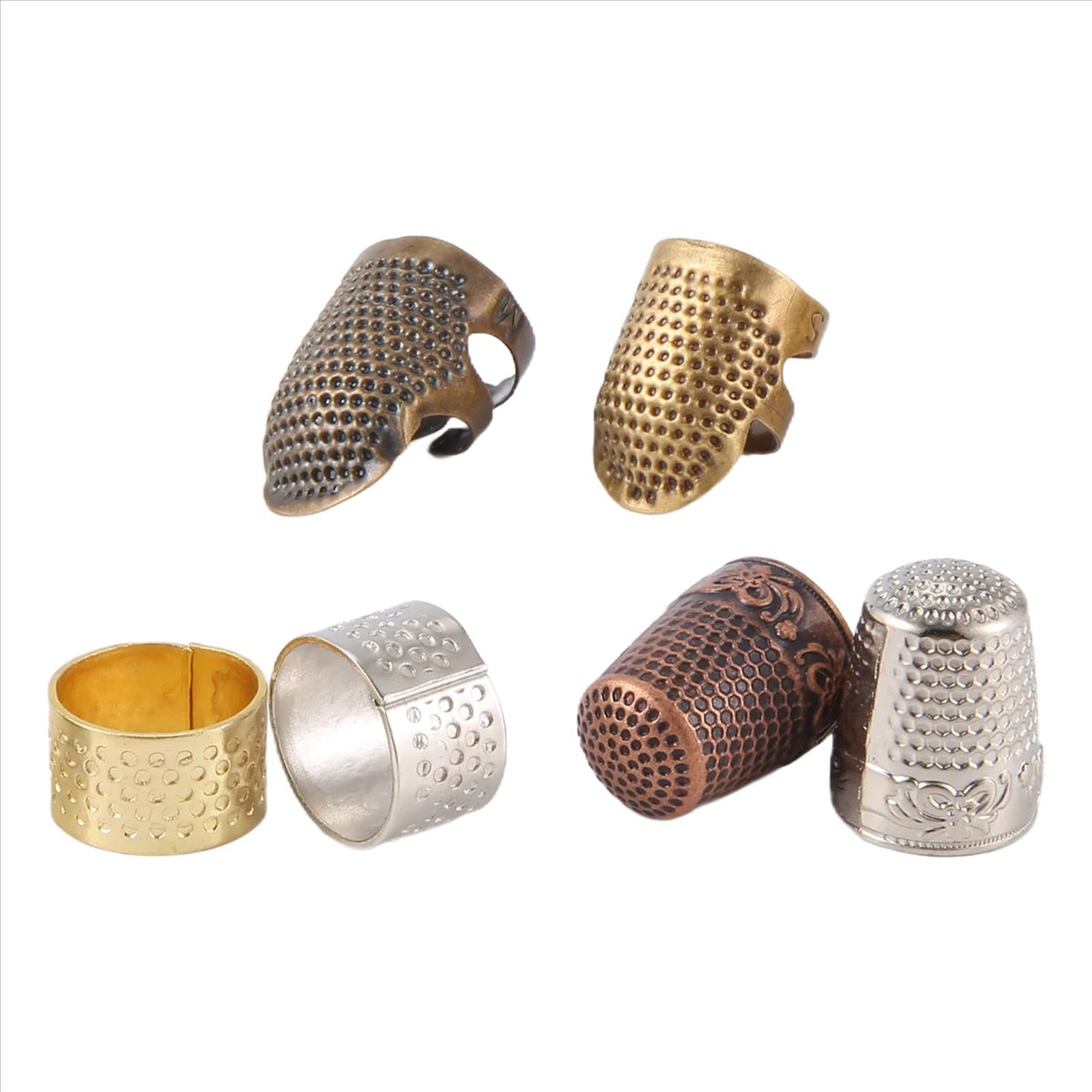 MALL - Juego de 6 Protectores  - Sewing Thimble Metal reseña y precio