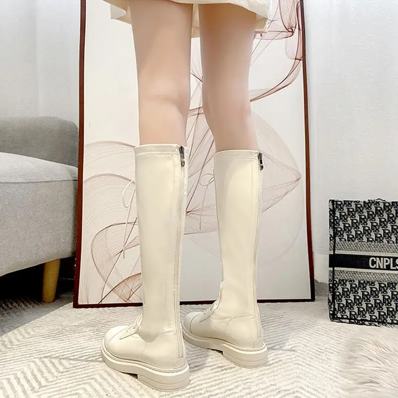 Botas Largas con punta redonda - Sewing Fleece reseña y precio