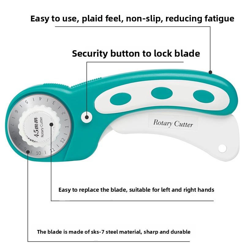 Cortador Rotatorio de 45 mm, H - Rotary Cutter Fabric reseña y precio