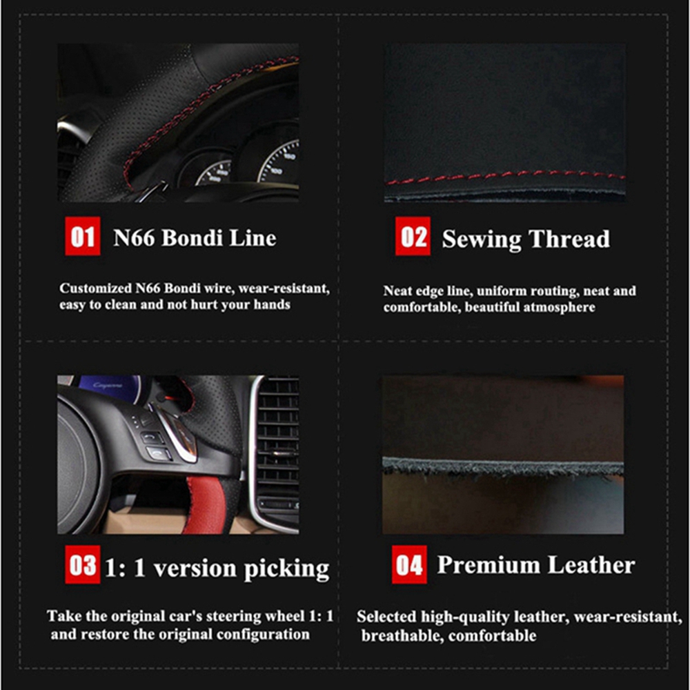 Funda de volante cosida a mano - Sewing Gt reseña y precio