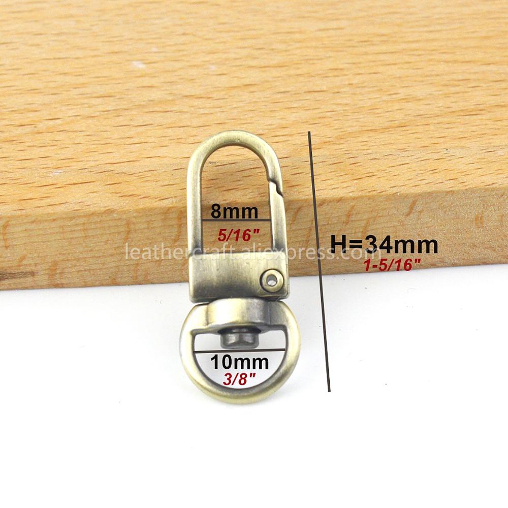 Mosquetón de Metal con forma d - Hook Eye Fastener reseña y precio