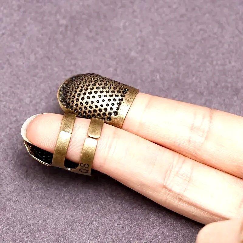 Dedal de costura vintage ajust - Sewing Thimble Metal reseña y precio