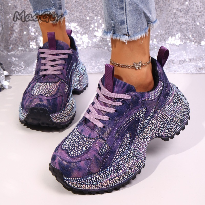 Zapatillas gruesas con diamant - Sewing Cloth reseña y precio