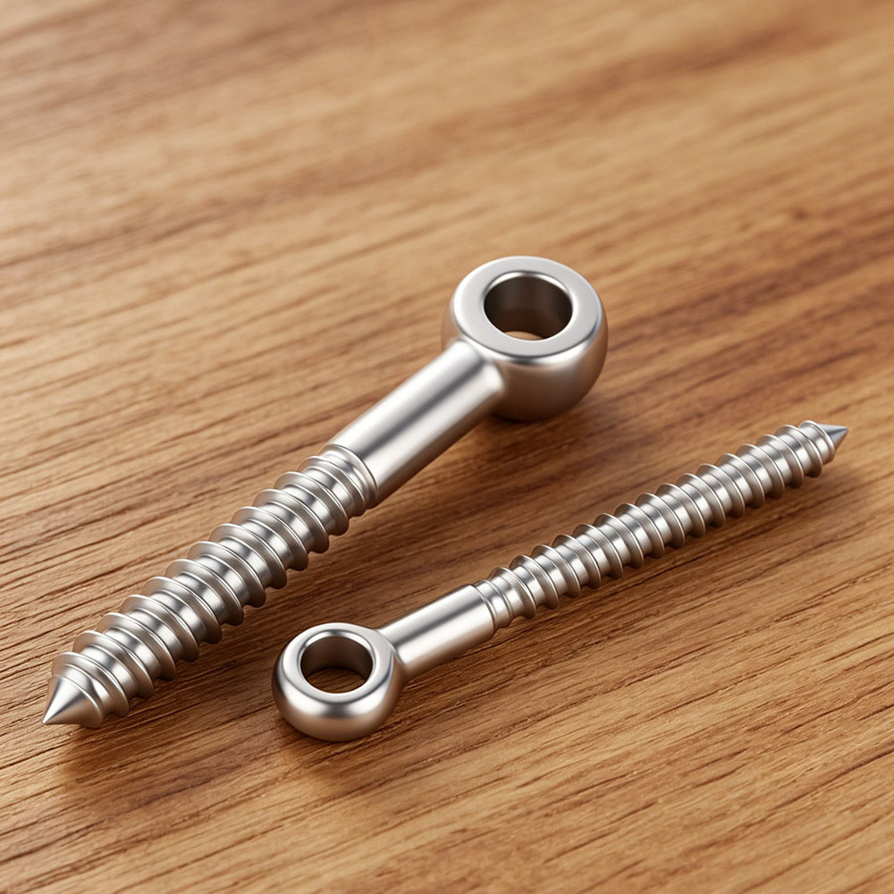 Tornillos de ojo de acero inox - Hook Eye Fastener reseña y precio