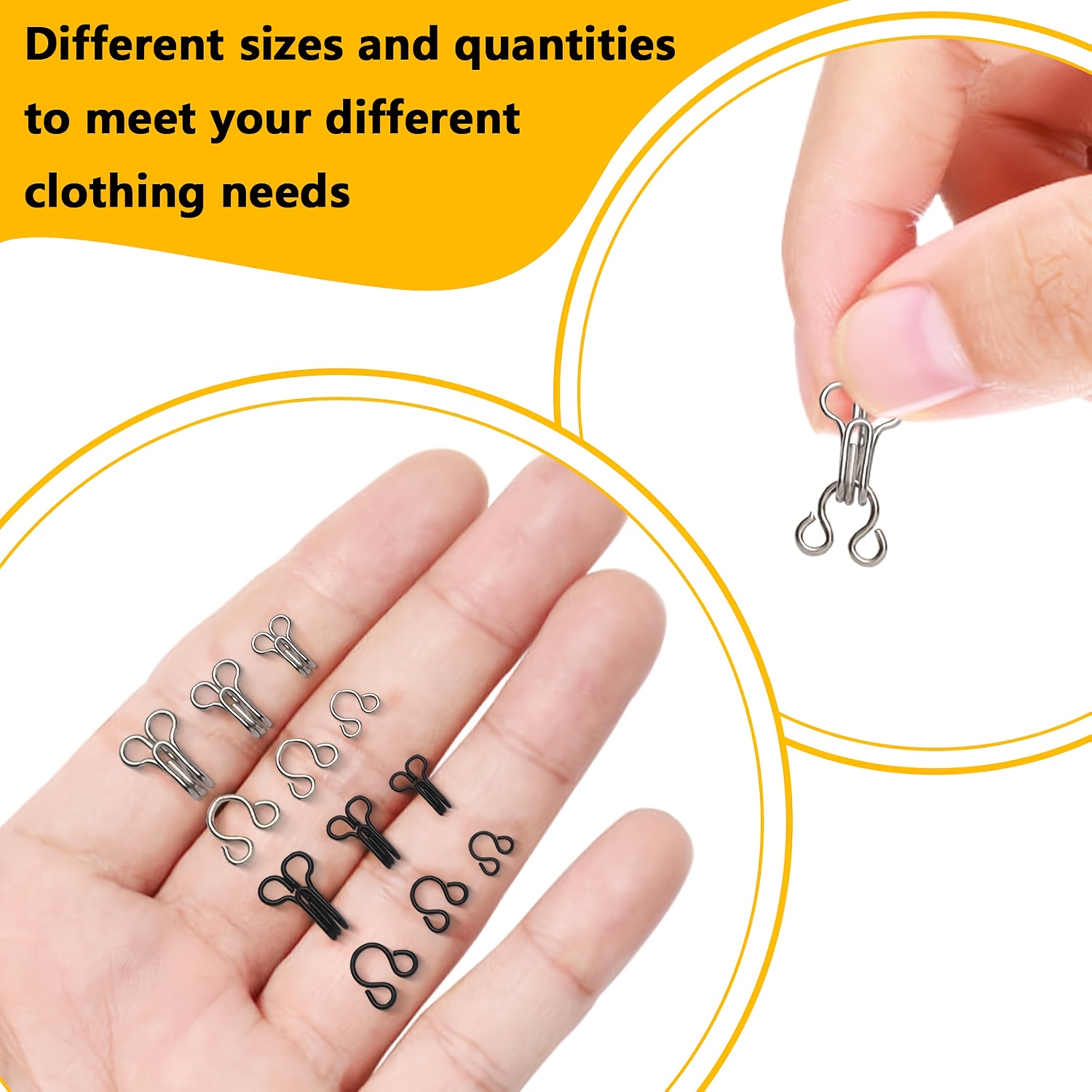 Ganchos y ojales invisibles de - Hook Eye Fastener reseña y precio