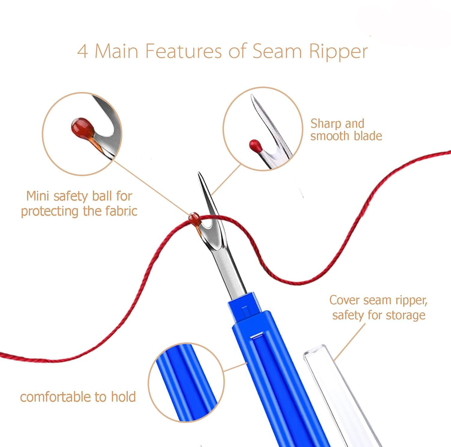 Kit de destripador de costuras - Seam Ripper Tool reseña y precio