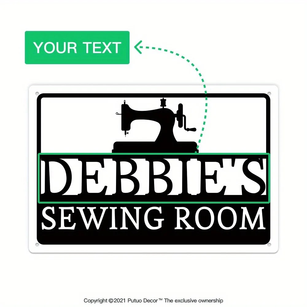 Letrero Metálico Personalizado - Sewing Art reseña y precio