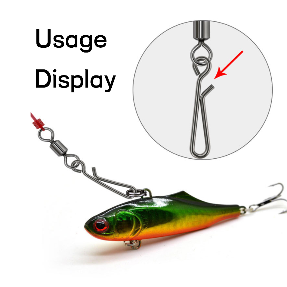 100 Uds pesca en agua salada d - Hook Eye Fastener reseña y precio