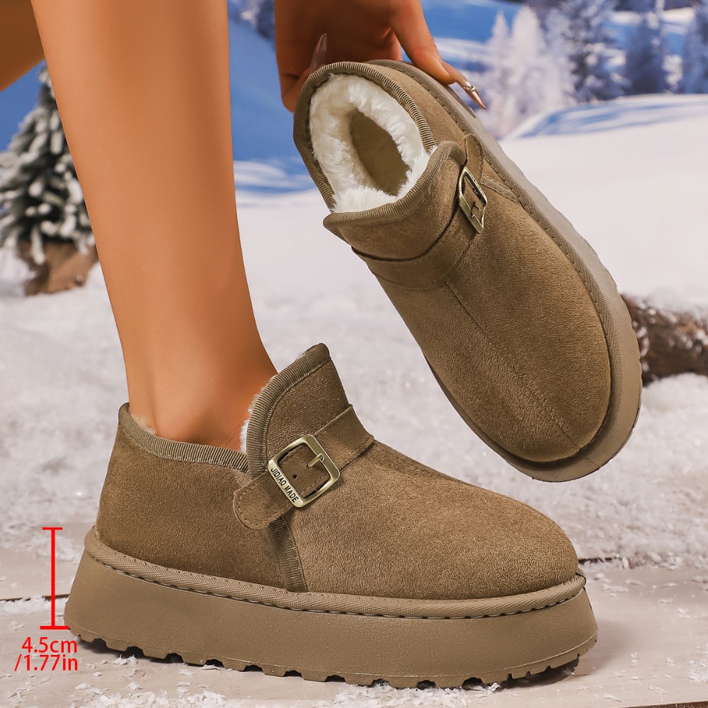 Botas de nieve de invierno par - Sewing Fleece reseña y precio
