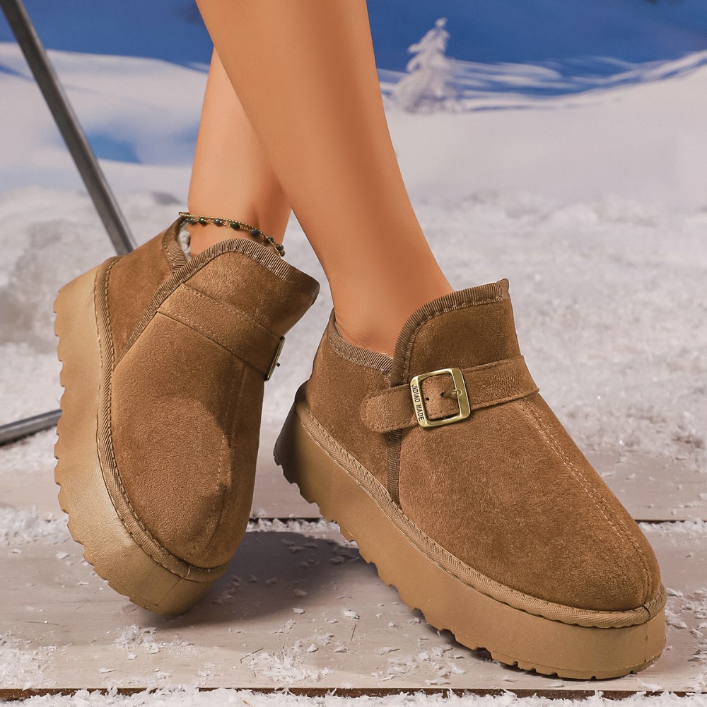Botas de nieve de invierno par - Sewing Fleece reseña y precio