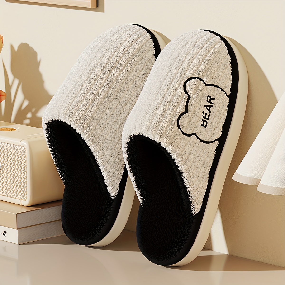 Zapatillas de felpa cálidas pa - Sewing Fleece reseña y precio