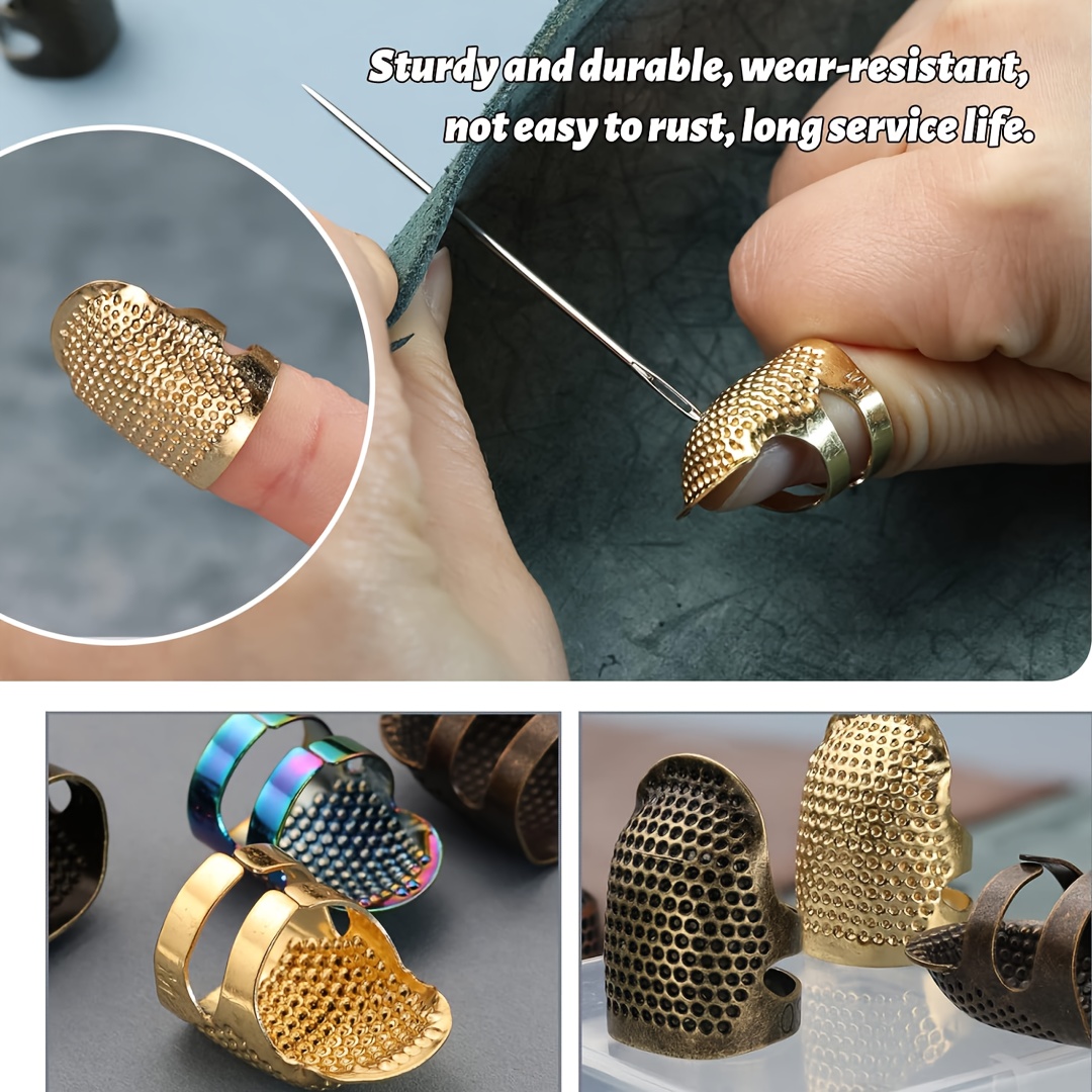 Protector de Dedos para Coser, - Sewing Thimble Metal reseña y precio